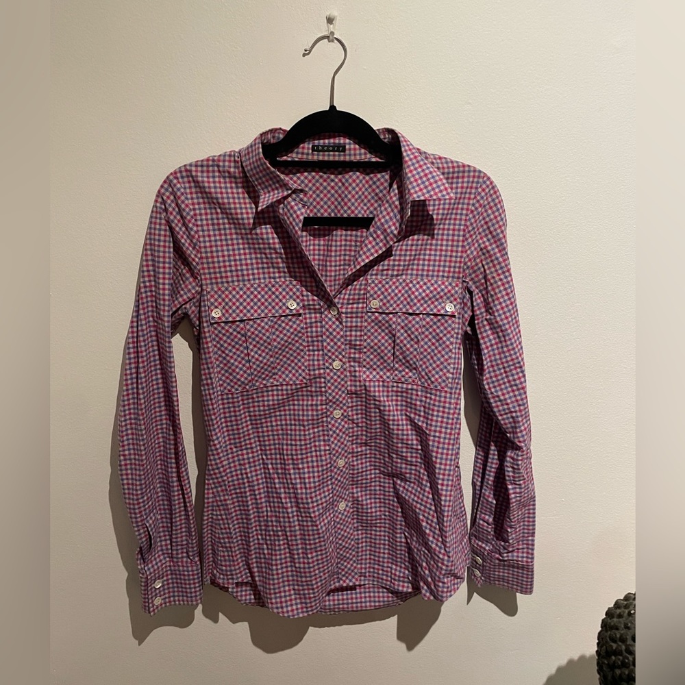 Like new Theory Women’s Button Up